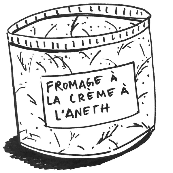 Fromage à la crème à l'aneth (250ml)
